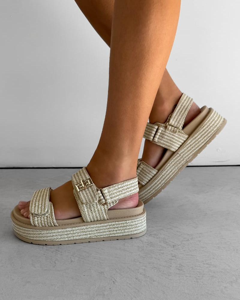 WW | Chunky Rattansandalen für Damen