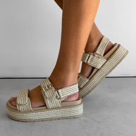 WW | Chunky Rattansandalen für Damen