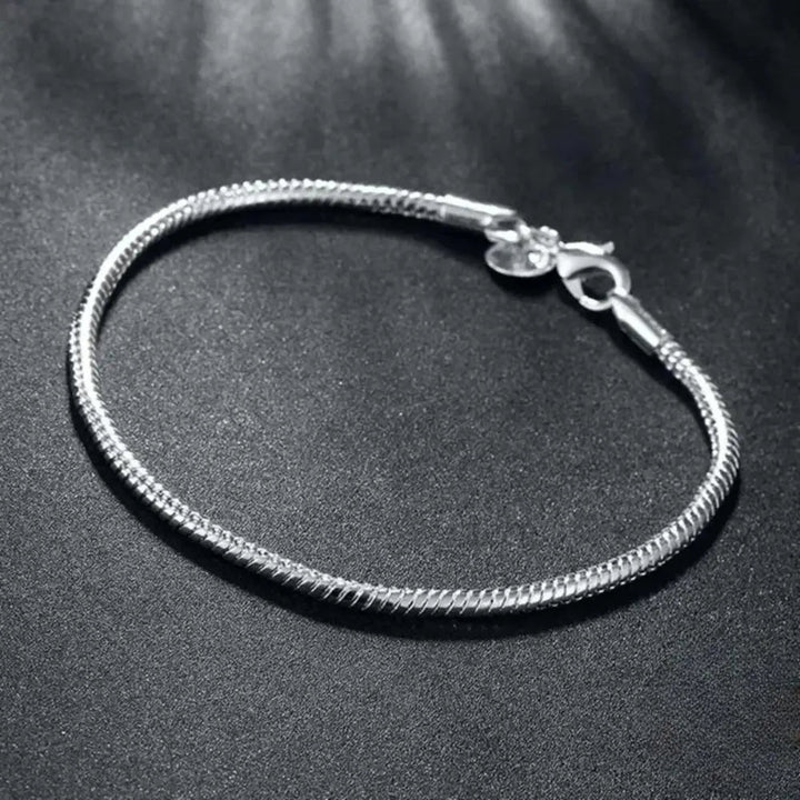 W&W Mode | 925 Echt Sterling Silber Charm Armband Für Damen