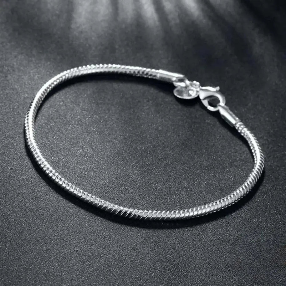 WW | 925 Echt Sterling Silber Charm Armband Für Damen