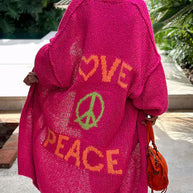 WW | PEACE MODISCHE STRICKJACKE