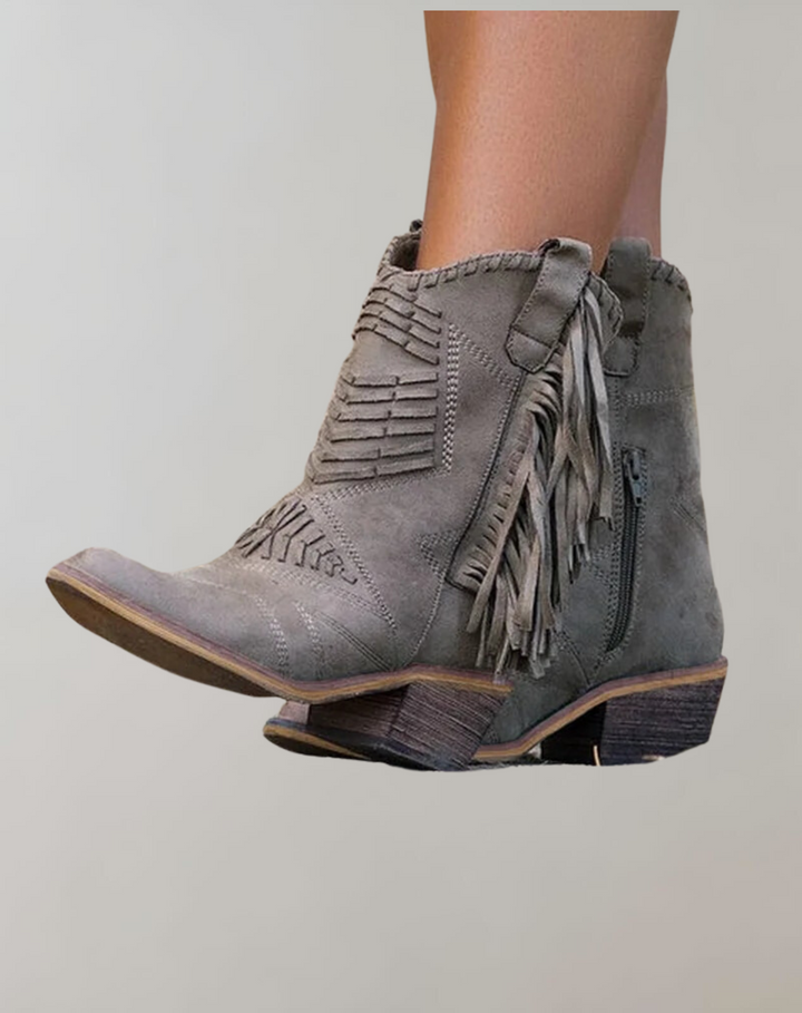 W&W Mode | Western Cowgirl Fransenstiefel