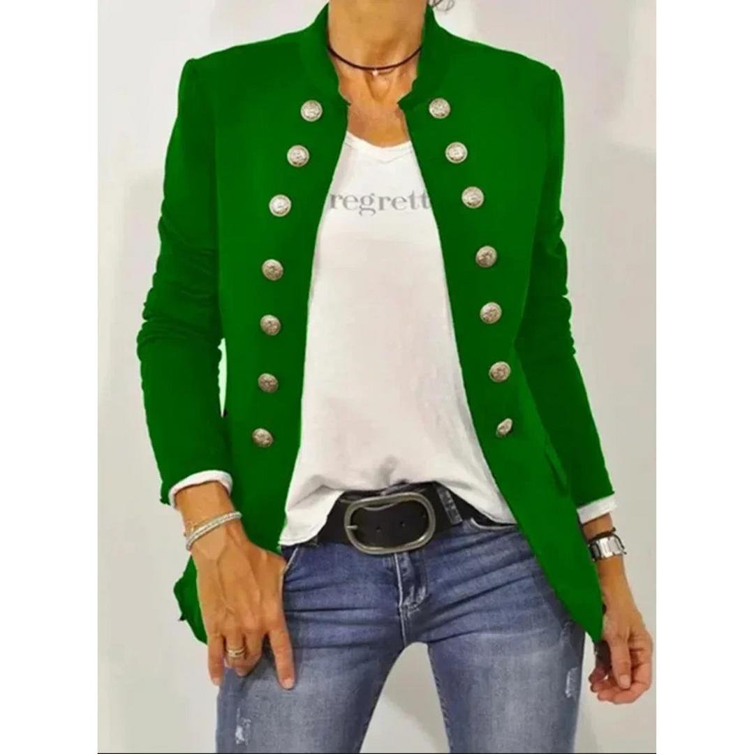 W&W Mode – langärmliger schwarzer Damenblazer