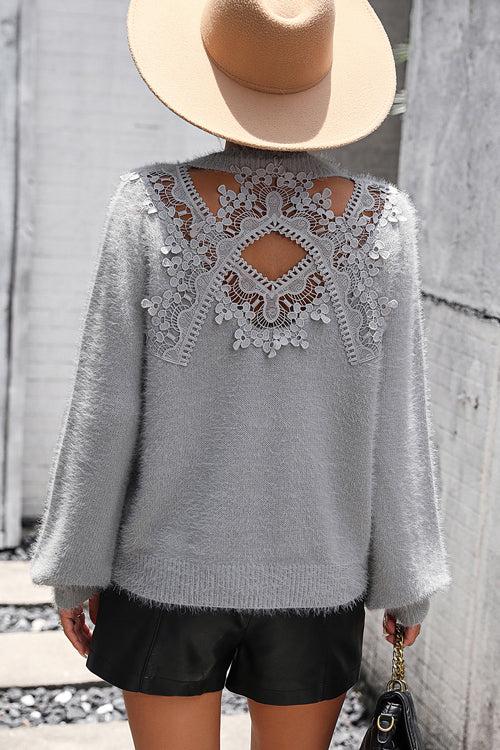 WW | Palette Von Herbst Spitze Langarm Pullover