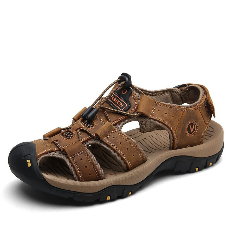 WW | Herren Leder Sandalen Bequeme & Klassische Sandalen Für Männer