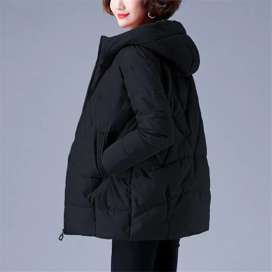 WW | Damen Gesteppte Jacke Mit Kapuze, Leicht Und Warm, Lässig Stil