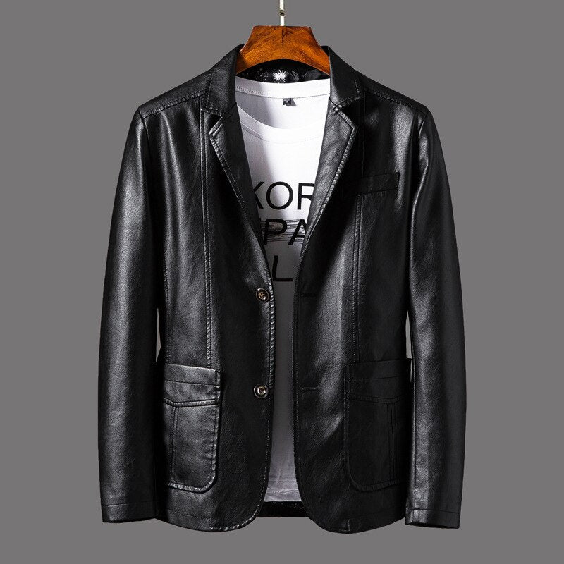 WW | Lässige Lederjacke Für Herren