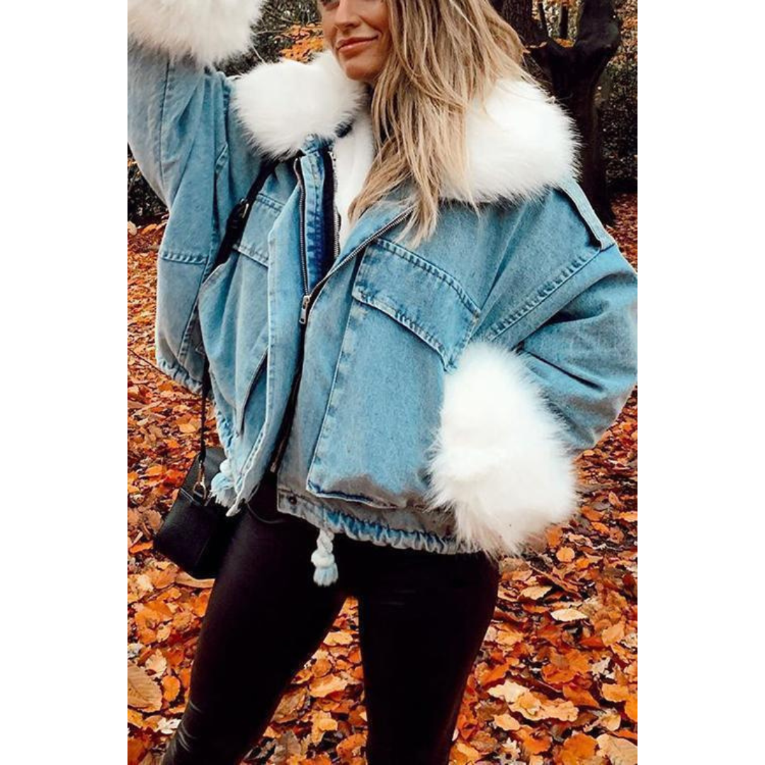 WW | Winterjacke aus Jeans für Frauen