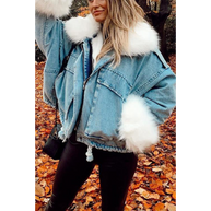 WW | Winterjacke aus Jeans für Frauen