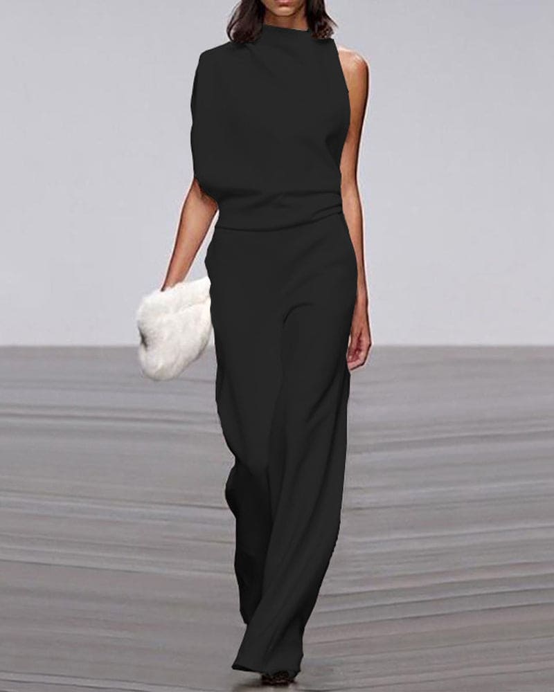 WW | Premium Ein Schulter Jumpsuit