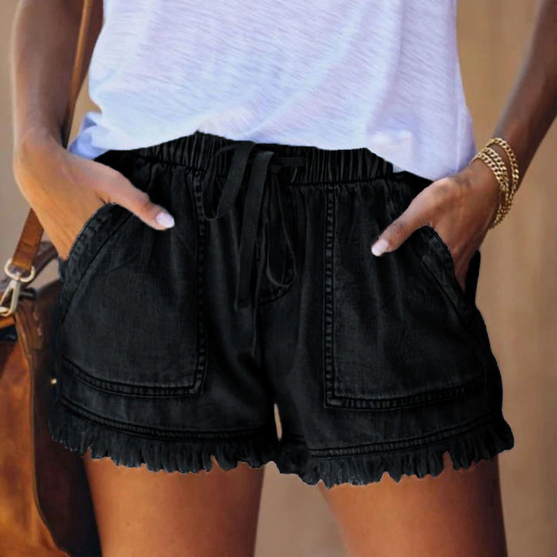 Lexi® | High-Waisted Denim Shorts