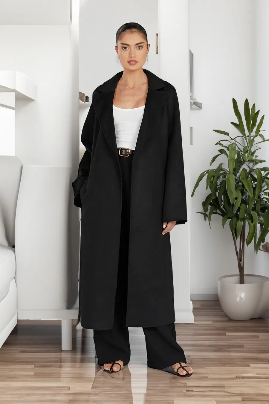 WW Trenchcoat | Stilvoller langer Damen-Trenchcoat im Oversize-Stil