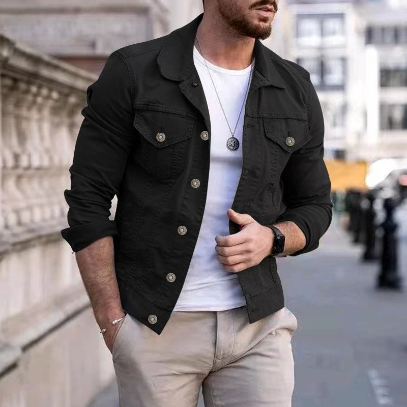 W&W Mode | Klassische, Gefärbte Jeansjacke
