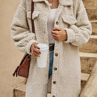 Weiche Jacke mit Knöpfen