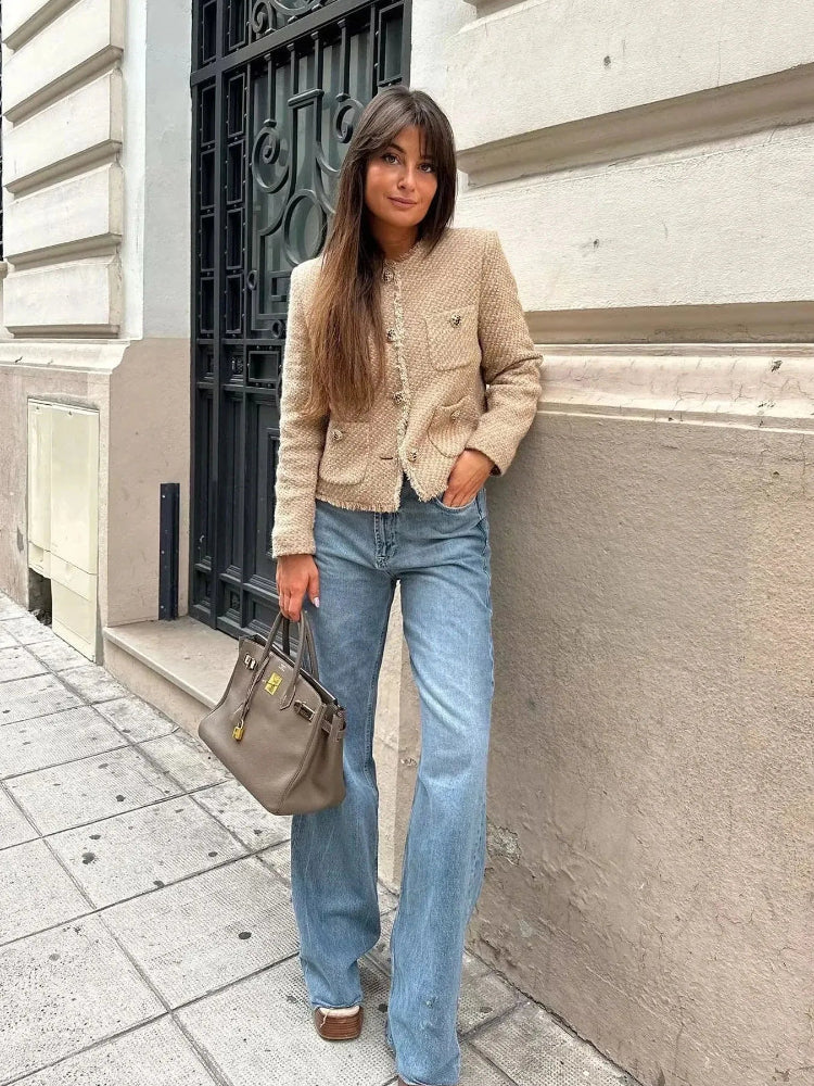 W&W Mode | Verkürzte Tweedjacke für Damen