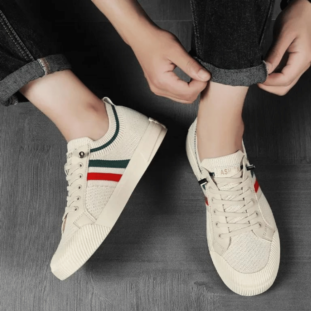 W&W Mode | Lässige Sneakers Mit Strickmuster Für Männer