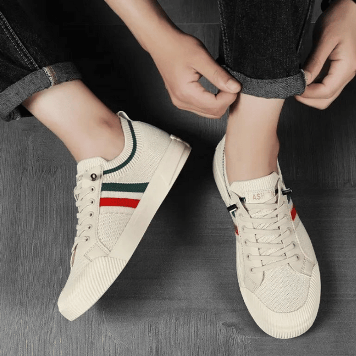 W&W Mode | Lässige Sneakers Mit Strickmuster Für Männer