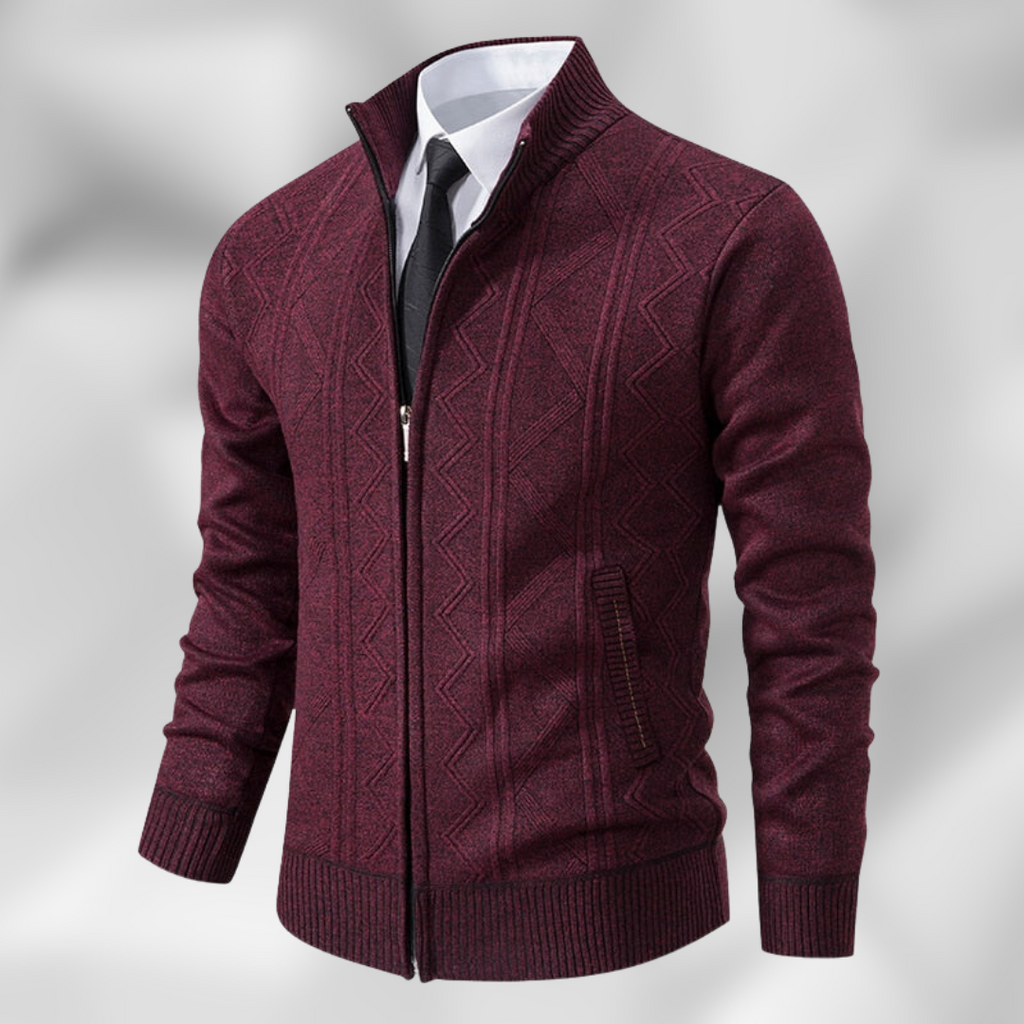 WW | Professionelle Business Strickjacke mit Kragen
