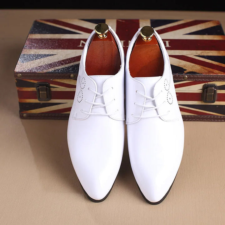 W&W Mode | Glänzende Retro Brogues Für Herren