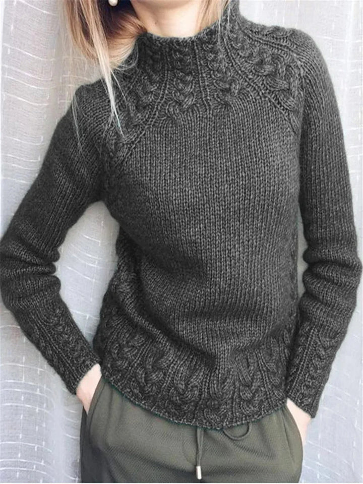 Damen Pullover mit lockerer Passform aus weichem, atmungsaktivem Material