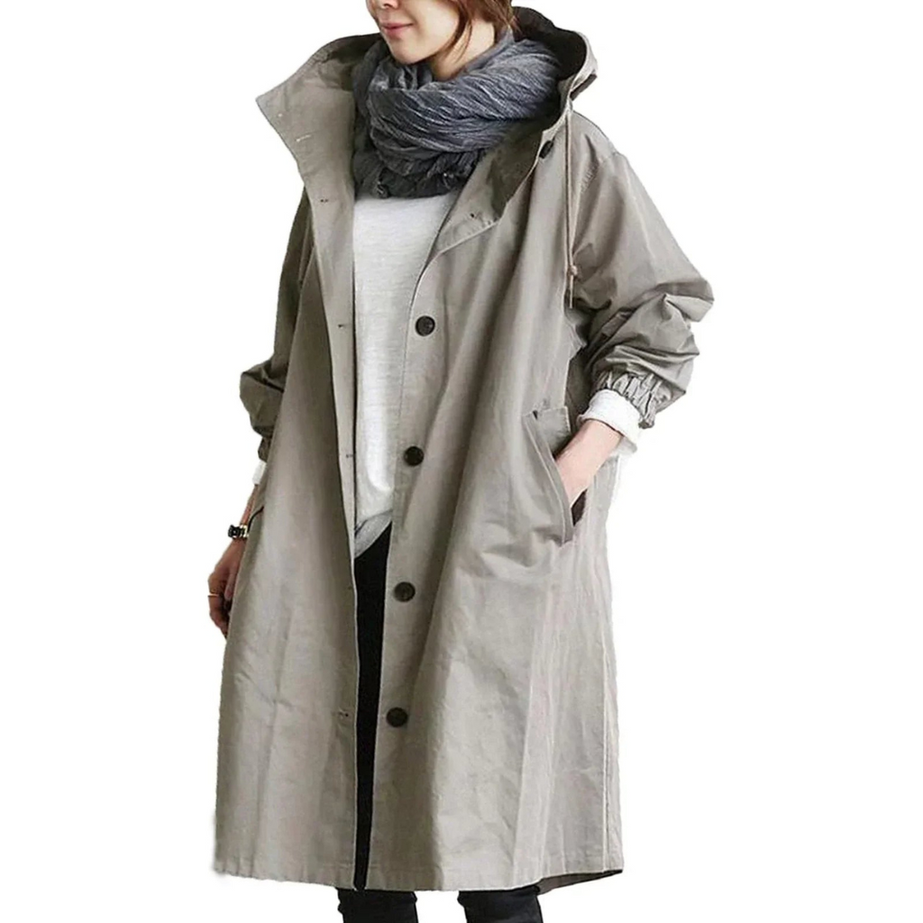 WW | Wasserdichter Trenchcoat Für Frauen Lang