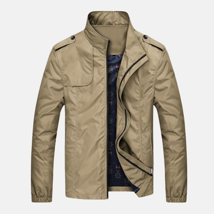 W&W Mode | Modische, Wasser Und Winddichte Herrenjacke Mit Kragen