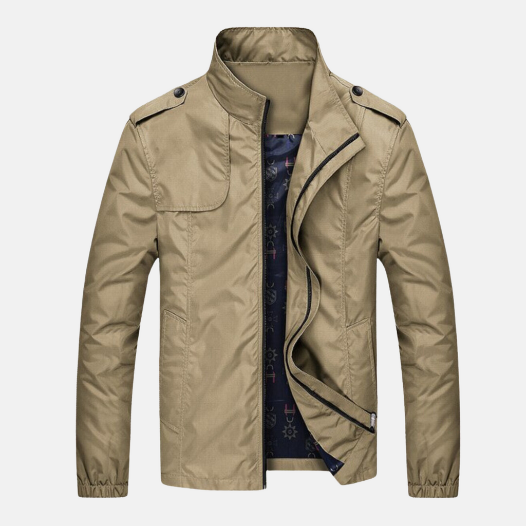 WW | Modische, Wasser Und Winddichte Herrenjacke Mit Kragen