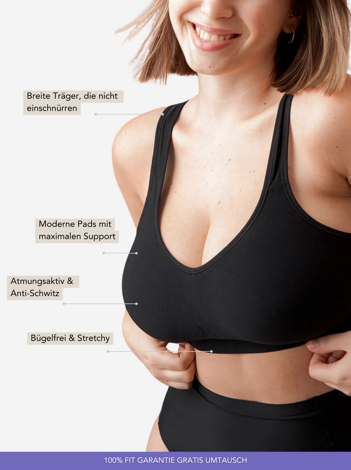 W&W Mode | Everyday Bügelfreier Shapewear Bh