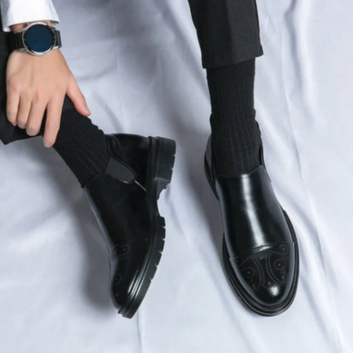 W&W Mode | Elegante Herrenschuhe Klassische Slipper Anzugschuhe Mit Eleganter Verarbeitung