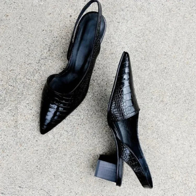 WW | Damen Schuhe Stylische Orthopädische Croco Pumps Für Ultimativen Komfort
