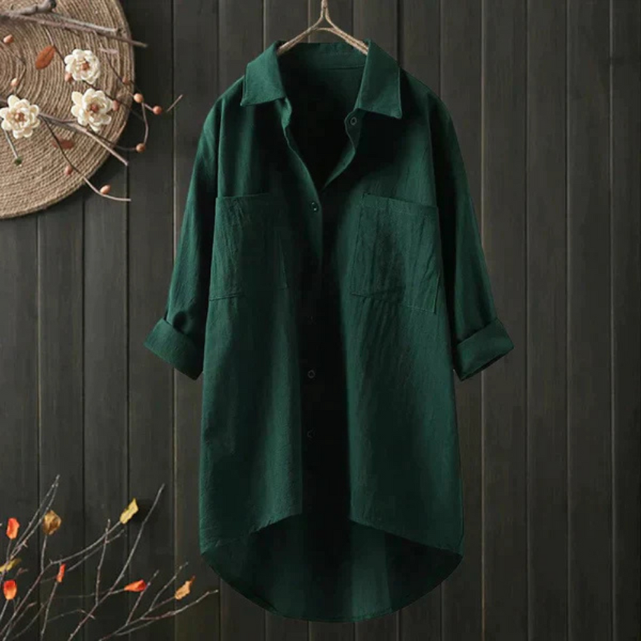 WW | Luftige Oversize Bluse Aus Baumwolle