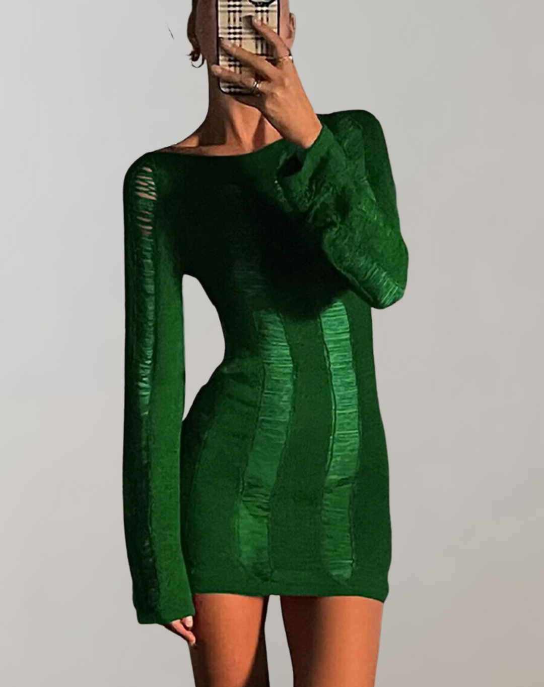 W&W Mode - Langärmeliges Minikleid