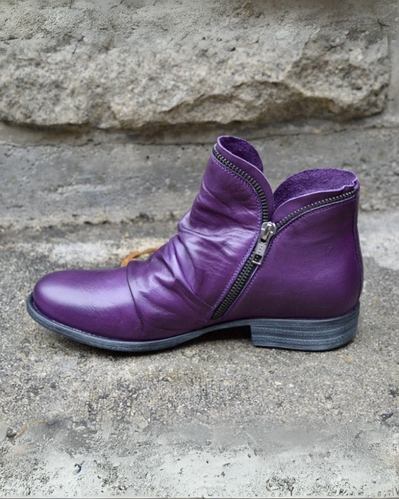 WW | Lederstiefel mit Reißverschluss