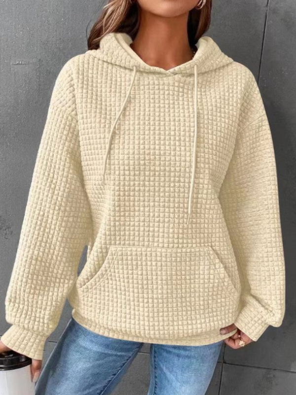 WW | Damen Pullover Hoodie mit Kordelzugkapuze