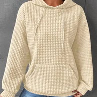 WW | Damen Pullover Hoodie mit Kordelzugkapuze