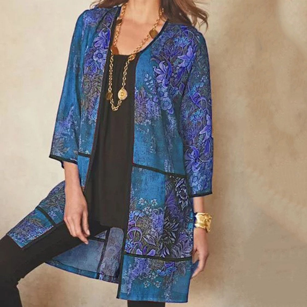 W&W | Classy UV-Schutz Druck Sonnenschutz Shirt Bluse
