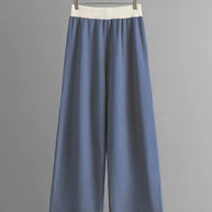 WW | Stilvolles Set Aus Langärmligem Strickoberteil Und Hose Mit V-Ausschnitt