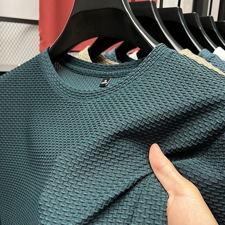 WW | Herren T-Shirt Aus Bambusnetz Und Eisseide