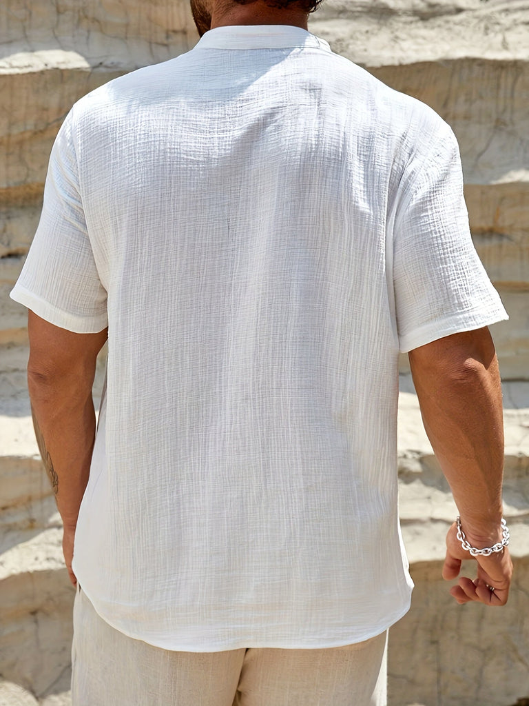 WW | Atmungsaktives Baumwoll Henley Shirt