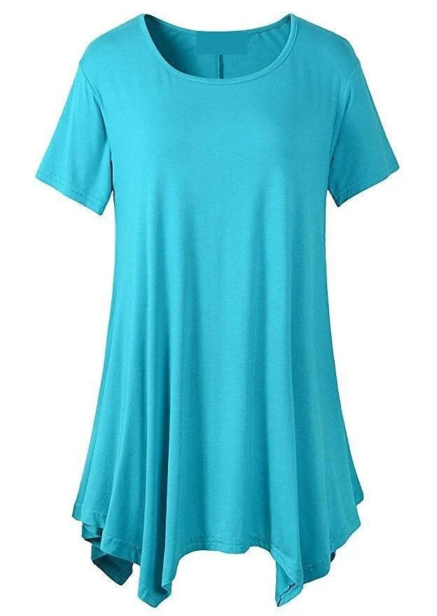 W&W Mode | Sommerliches Loose Fit T-shirt Mit Kurzen Ärmeln