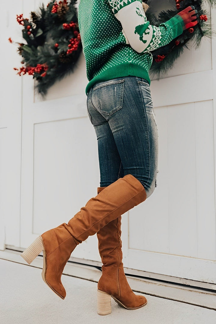 W&W Mode | Vielseitige Kniehohe Stiefel