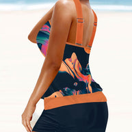 WW | Tankini Badeanzug mit Stilvollem Druck