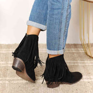 WW | Legend Damen Fransen Cowboy Western Stiefeletten