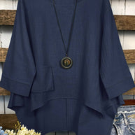 WW | Freizeitbluse mit Rundhalsausschnitt für Den Frühling