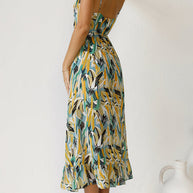 Buntes Midikleid