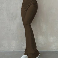 WW | Taille Ribcord Schlaghose - Trendy Damen Alltagshose