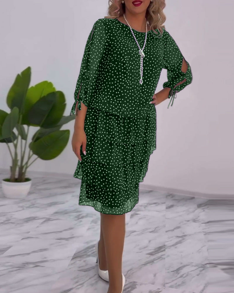 WW | Stilvolles Herbstkleid Mit Eleganz