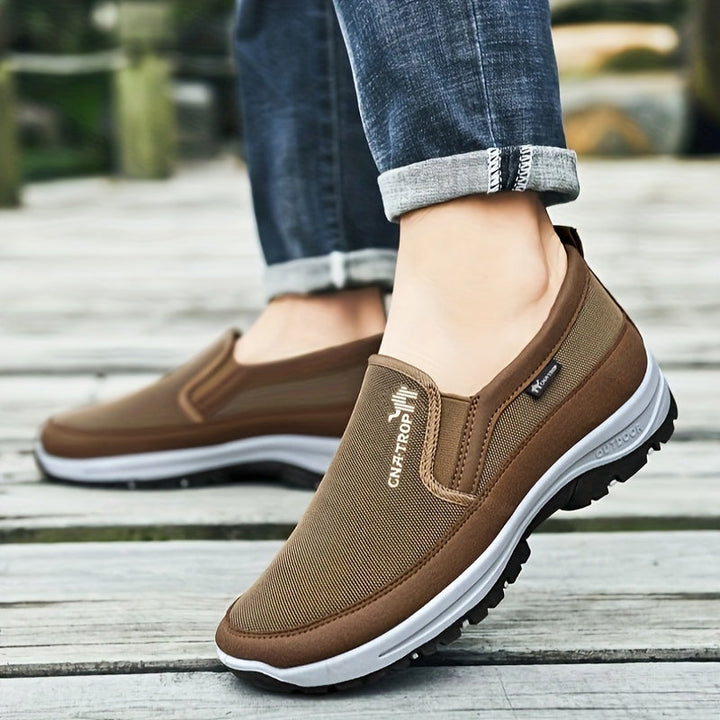 W&W Mode | Herren Slip on Sneaker Loafer Atmungsaktiv Und Bequem