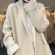 Cardigan mit Reverstaschen