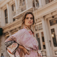 WW | Bedruckter, Vom Kimono Inspirierter, Stylischer Strandüberwurf
